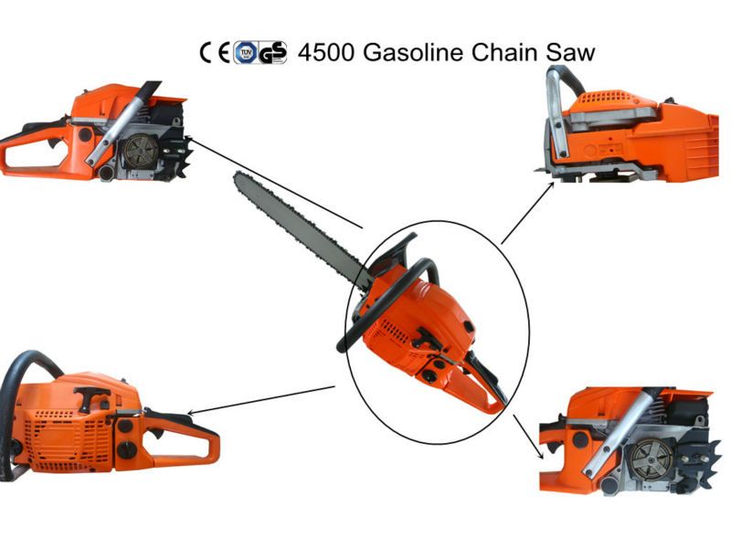 45cc gasoline powered chainsaw with CE approval  