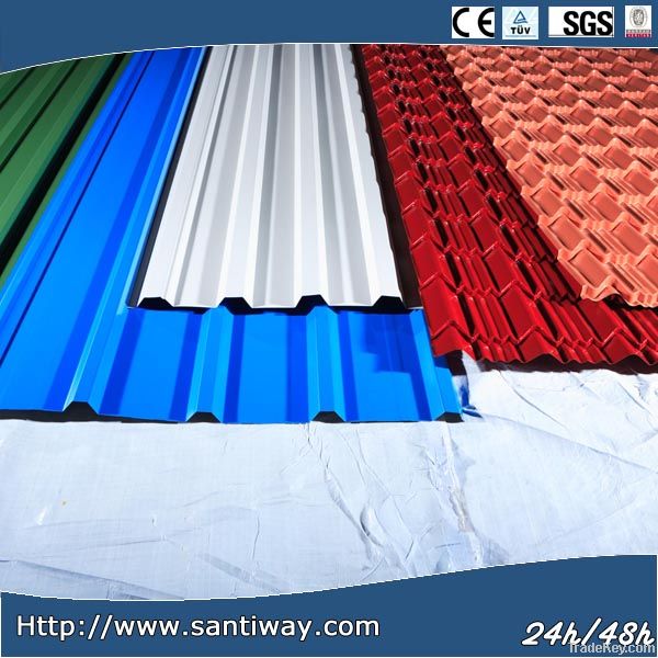 USA style Corrugated color steel plate