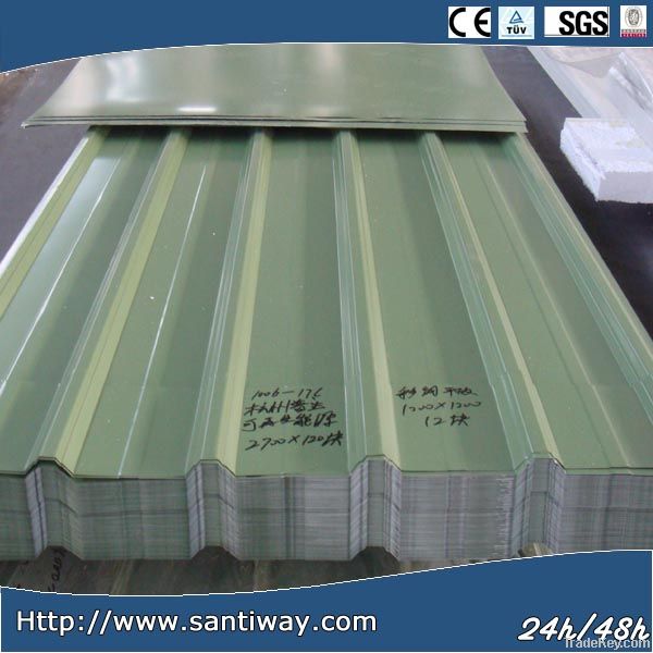 Corrugated galvanised steel sheets NZ 275
