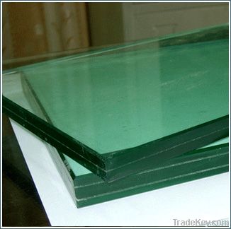 3mm clear float glass+0.38PVB+3mm clear float glass laminated glass
