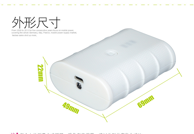 China newest portable mobile charger with 4040mah for iphone mobile charger