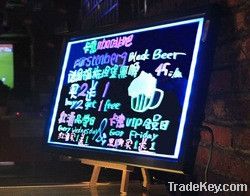 2013 new invention acrylic led menu board for advertising