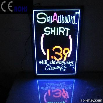 Hot sale acrylic led writing board for advertising