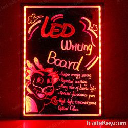 Hot sale acrylic led writing board for advertising