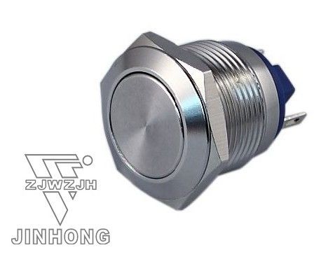 19mm push button switch momentary flat type with non-illuminated