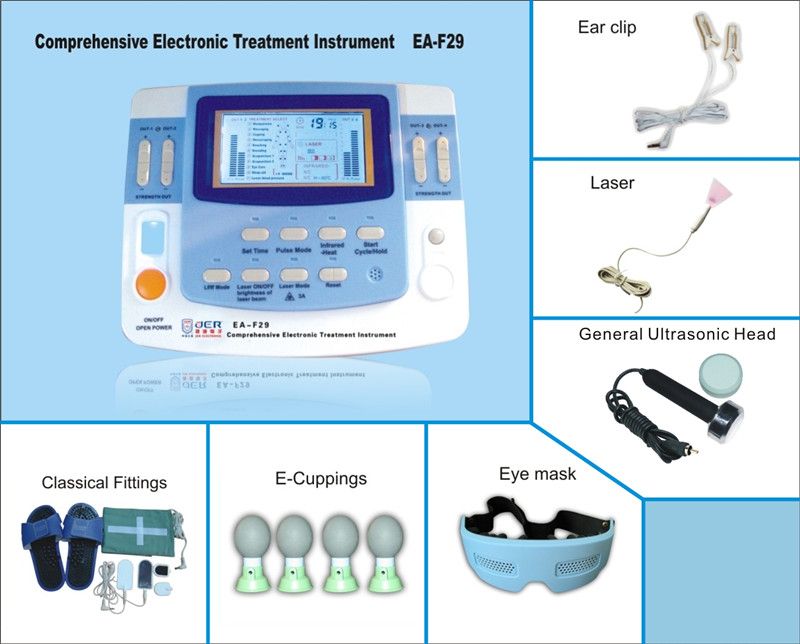 ultrasound therapy machine with laser head