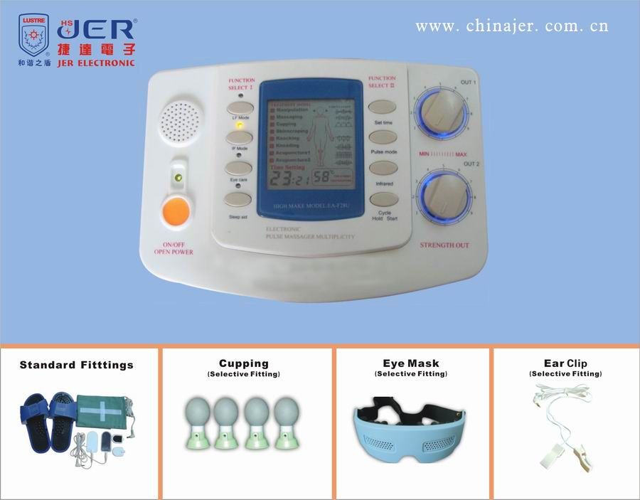 digital LCD therapy acupuncture body massager EA-F28U
