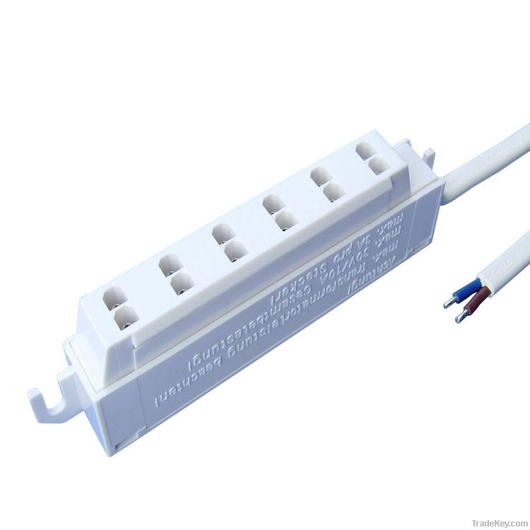 LED furniture lighting AMP distributor 6way 30V