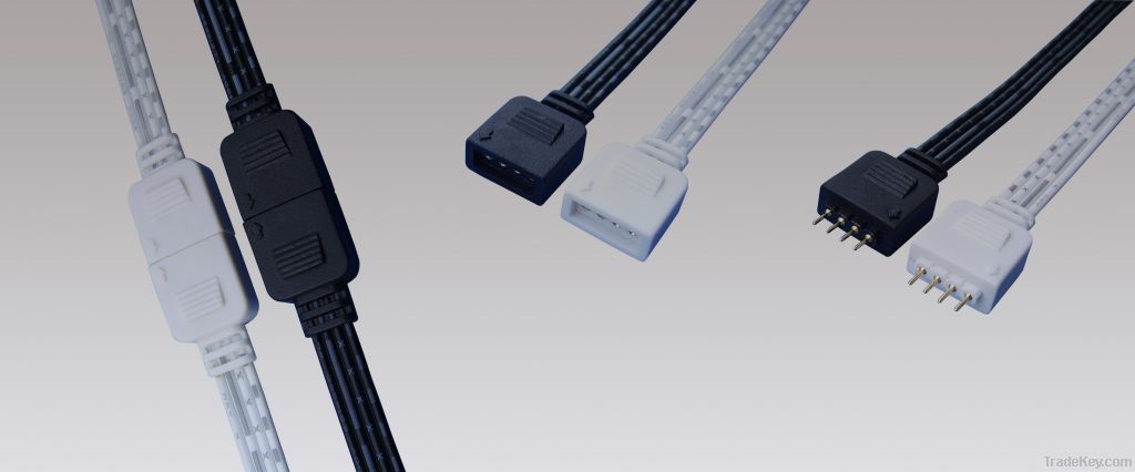 LED RGB Lighting Cable 4pin Connector