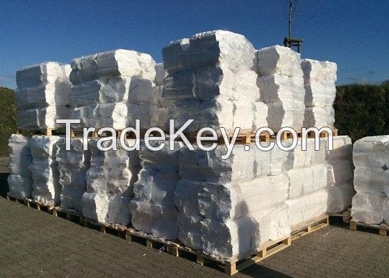 EPS Block Scrap, EPS lump Scrap, EPS Recycled Granules & EPS Hot Melted Ingots