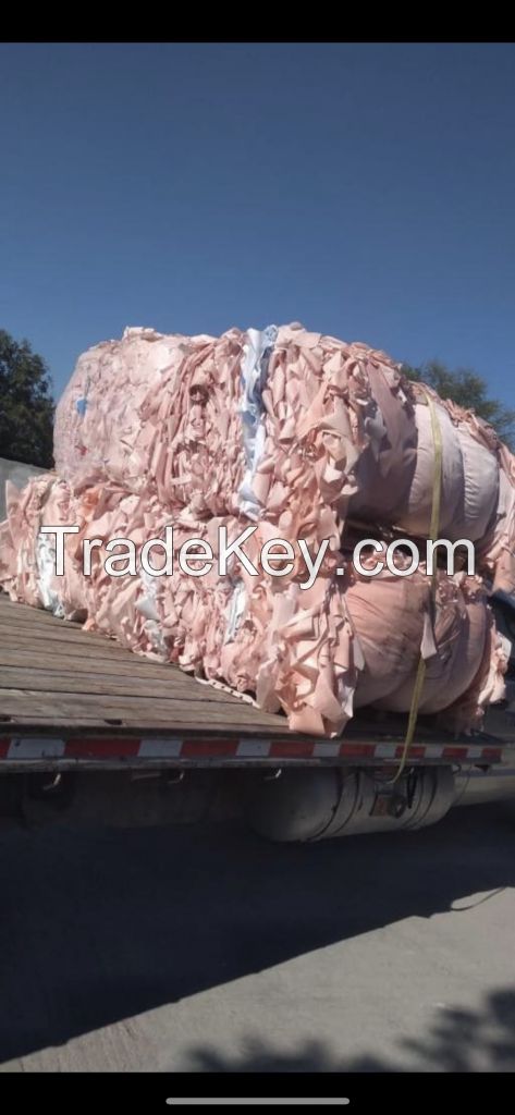 Pa66 Airbag Scrap, Pa66 Film Scrap, Nylon 66 Yarn Waste,  Nylon 6 Fishing Net Scrap