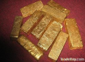 Au Gold Dust, Gold Powder, Unrefind Gold Bars