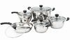 Xingzhan 10pcs U.S. Non-magnetic Stainless Steel Cookware Sets