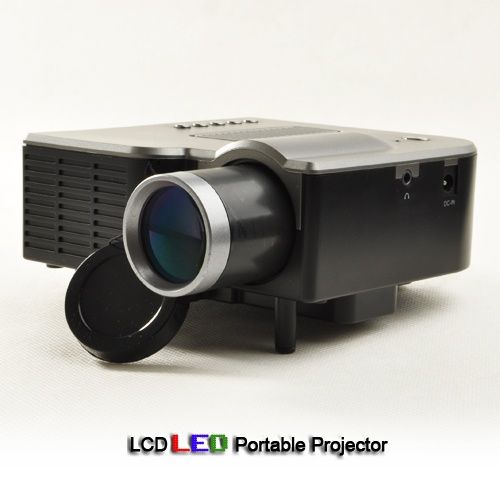 LED Portable Mini Projector with Media Player, AV-in,VGA
