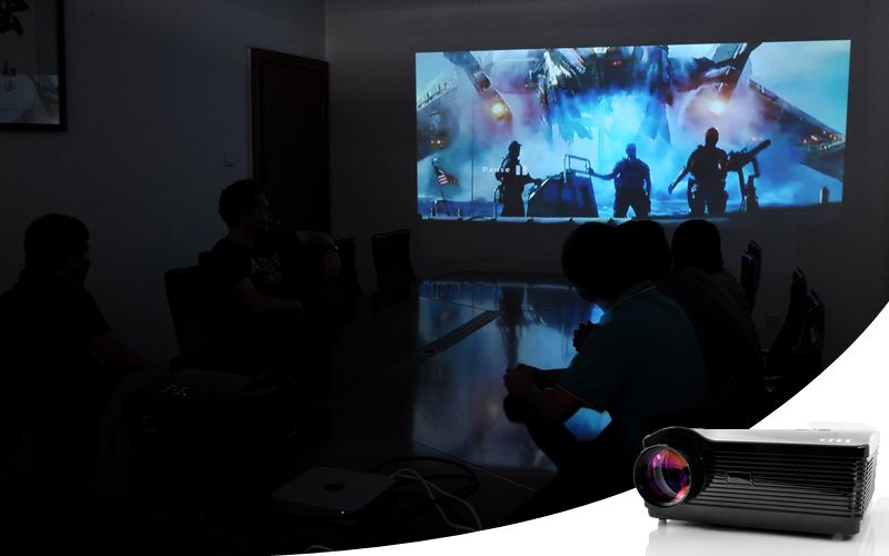 1080p led projector with hdmi usb, 3D supported