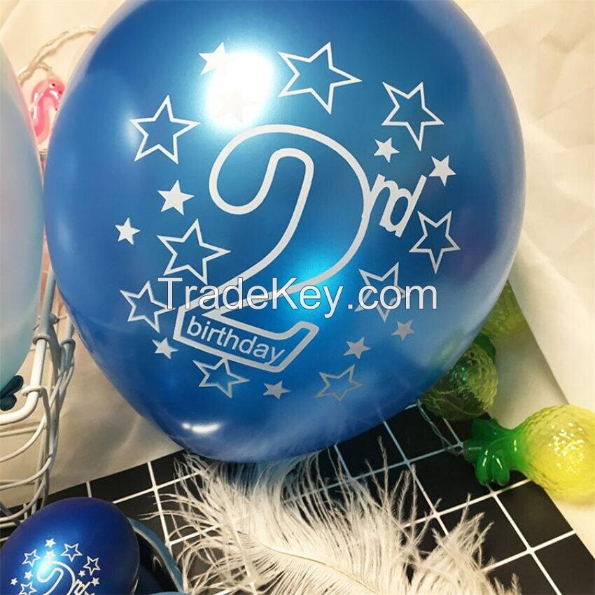 wholesale EID halloween printed latex balloons supply