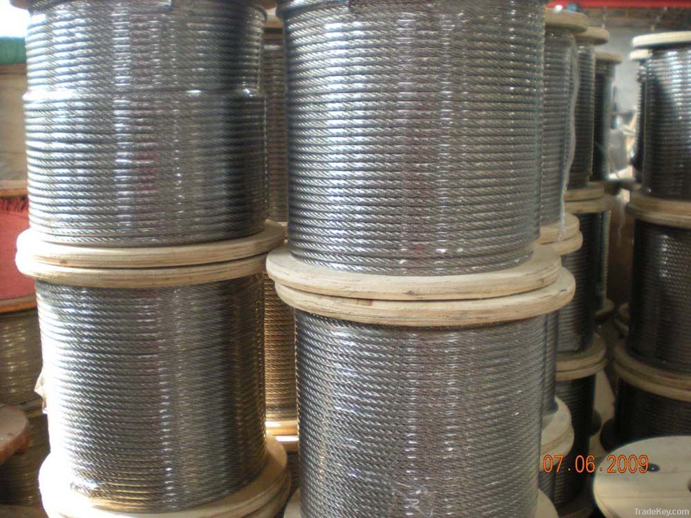 7x7 stainless steel wire rope