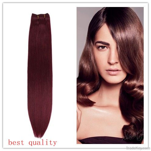 high quality tangel free 100% human hair weaving straight hair