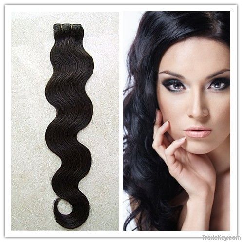 high quality tangel free 100% human hair weaving straight hair