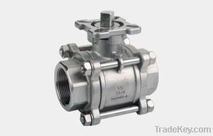 3PC Type Ball Valve With Internal Thread(High mounting Pad)