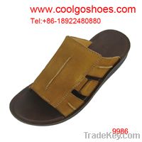 Handmade hated fashion men slipper manufacturer