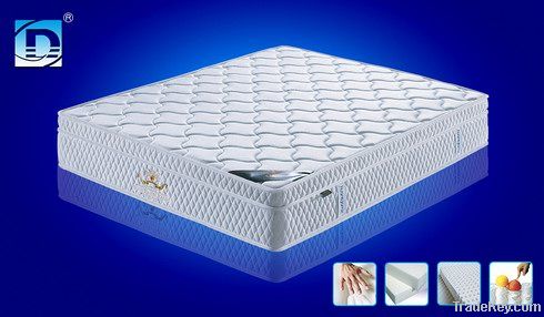 luxury firm natural latex mattress, euro top mattress