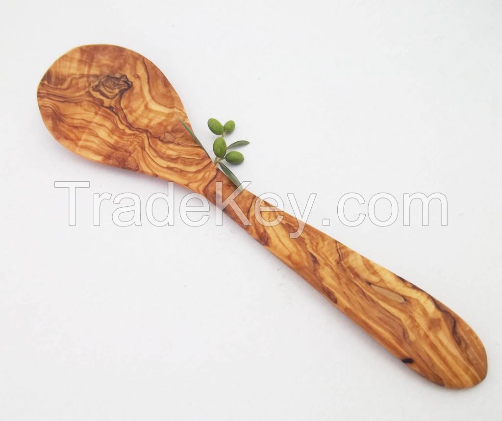 Olive Wood Cooking Kitchen Spoon Utensil