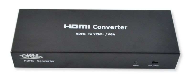 HDMI to VGA/YPbPr with audio converter box with HD 1080P/60HZ