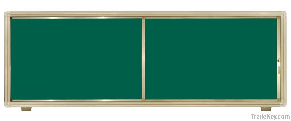 sliding green writing board