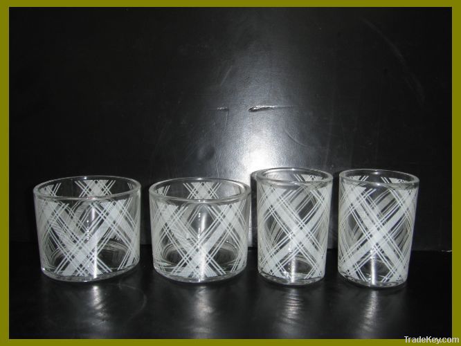 Glass Candleholder/Glass Candle Holder/Glass Candle Container