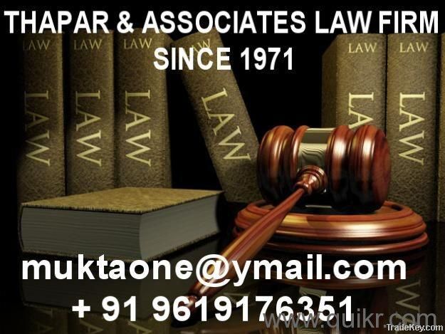 Notary lawyer advocate Thapar & Associates Law Firm