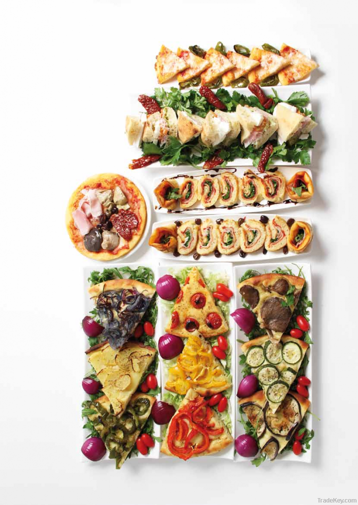 Bases Pizzas, Stuffed Pizzas In Various Flavors