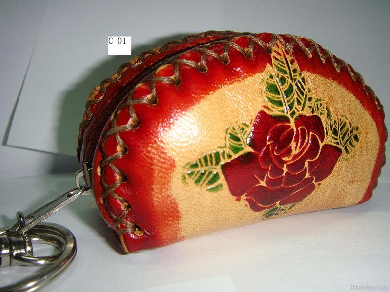 Leather coin purses