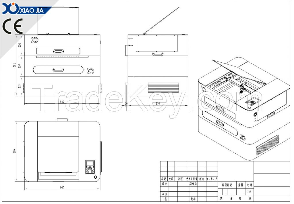 Laser engraving and cutting machine ETA 4040