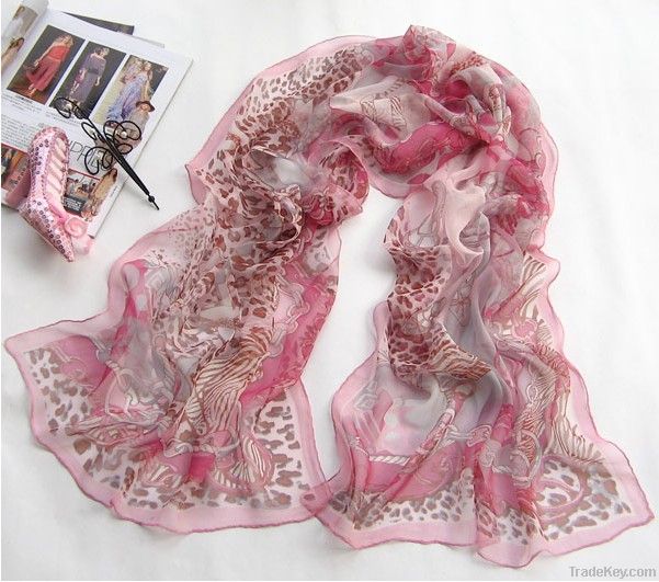 2013 NEW WOMEN'S FASHION 100%SILK GEORGETTE SCARF