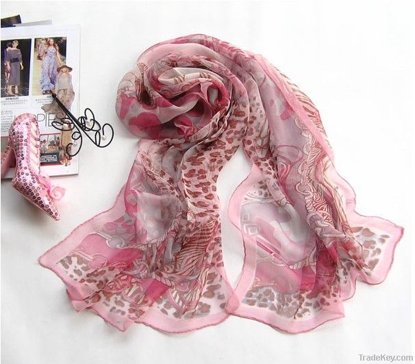 2013 NEW WOMEN'S FASHION 100%SILK GEORGETTE SCARF