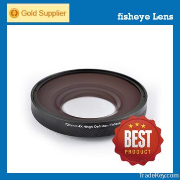 Hot ultra fisheye lens 72mm 0.4X for camcorder