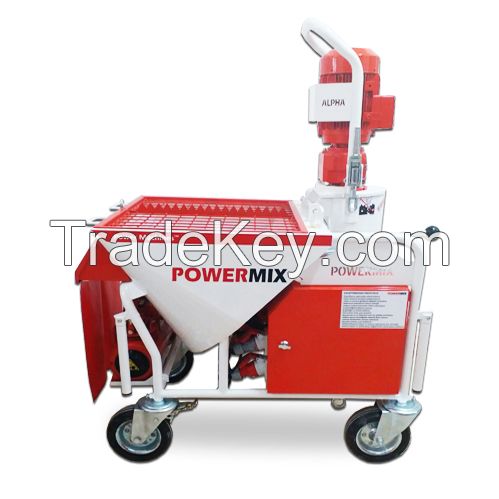 Powermix Alpha Plaster Mixing and Spraying Pump