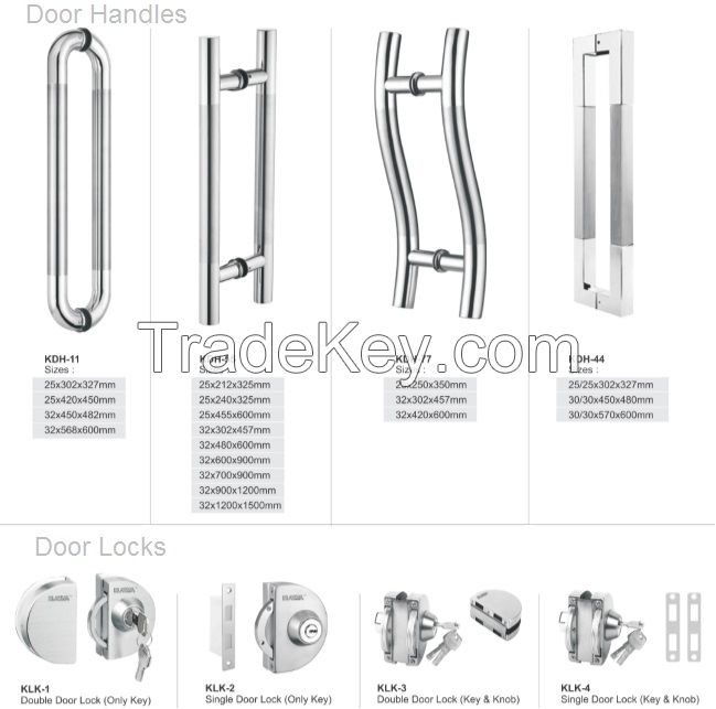 Glass Door Handles &amp;amp; Locks