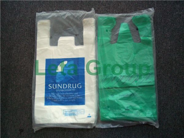 Plastic t-shirt bag / Vest bag / Plastic shopping bags