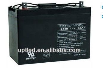12V90AH Deep Cycle Battery/Sealed AGM battery/solar battery  