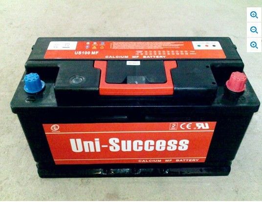 N100MF car battery MF Battery 12V100AH