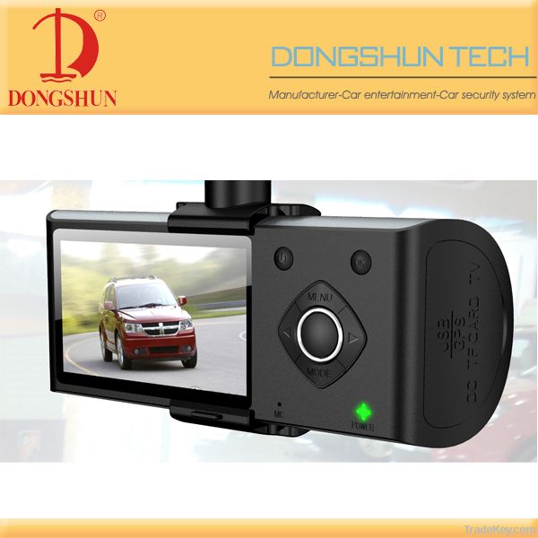 ds-x3 car video camera with dual camera