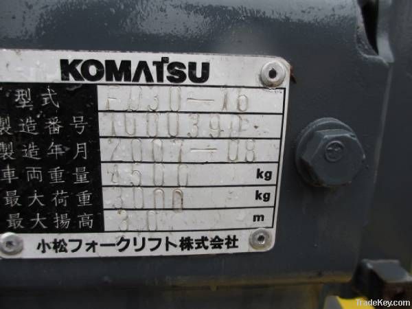 Used Forklifts Komatsu FD30-16
