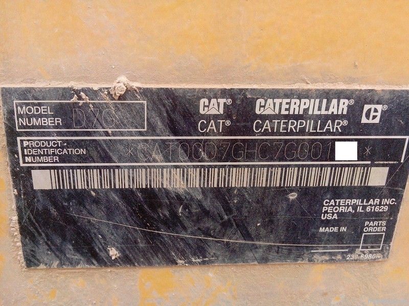 Used Bulldozers Caterpillar D7G