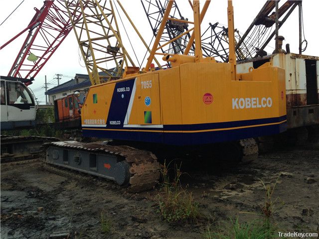 Used Crawer Cranes Kobelco 7055