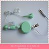 Logo Custom Earphones Retractable Earphones