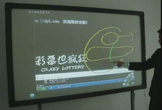 multi-touch interactive whiteboard
