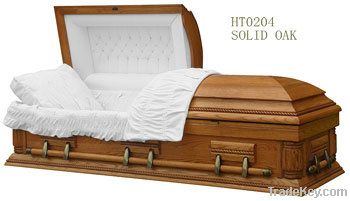 wooden casket