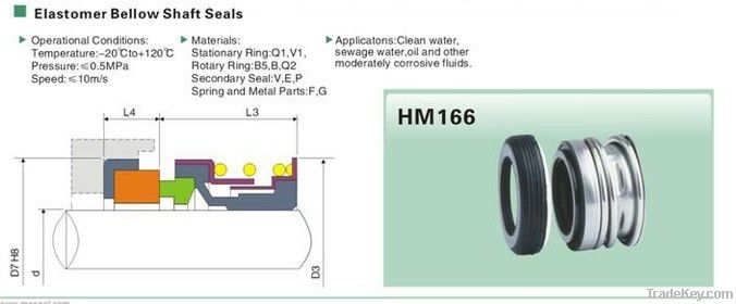 MECHANCIAL SEASL 166 SERIES